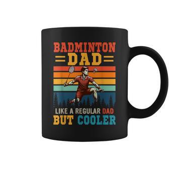 Vintage Badminton Dad Definition Cooler Father's Day Player Coffee Mug - Monsterry UK