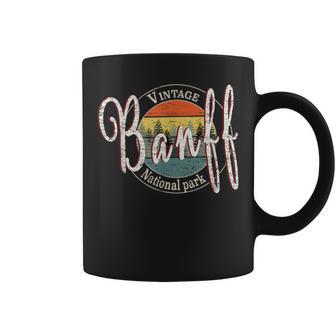 Vintage Banff National Park Coffee Mug - Monsterry DE