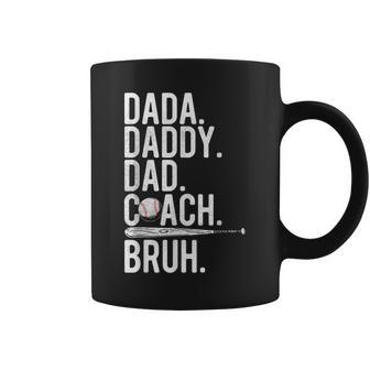 Vintage Baseball Coach Dad Fathers Day Family Humor Coffee Mug - Monsterry