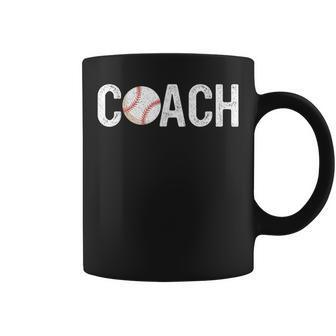 Vintage Baseball Coaches Appreciation Baseball Coach Coffee Mug - Monsterry DE
