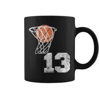 Vintage Basketball Jersey Number 13 Player Number Coffee Mug - Monsterry CA