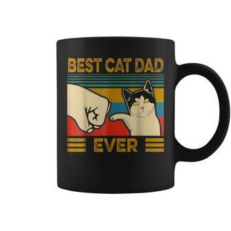 Vintage Best Cat Dad Ever Bump Fit Tassen - Seseable