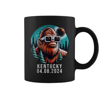 Vintage Bigfoot Kentucky With Total Solar Eclipse 2024 Coffee Mug - Thegiftio UK