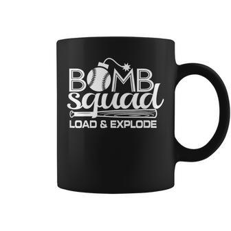 Vintage Bomb Squad Dinger Home Run Baseball Softball Hitting Coffee Mug - Monsterry DE