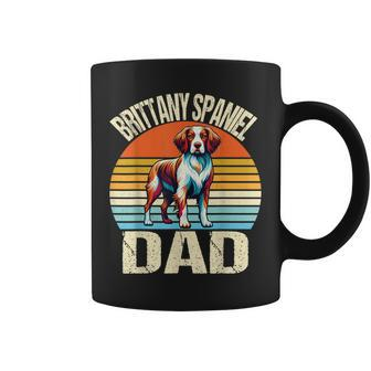 Vintage Brittany Spaniel Dad Dogs Lovers Daddy Father's Day Coffee Mug - Thegiftio UK