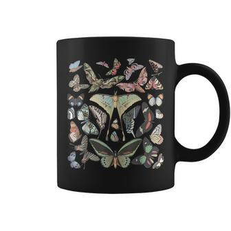 Vintage Butterfly And Moth Cute Graphic For Teacher Womens Coffee Mug - Seseable