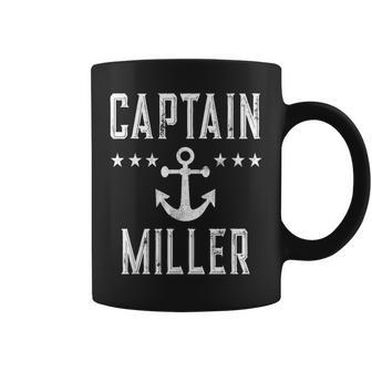 Vintage Captain Miller Family Cruise Lake Boat Coffee Mug - Monsterry AU