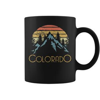 Vintage Co Colorado Mountains Outdoor Adventure Coffee Mug | Mazezy