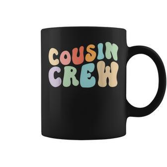 Vintage Cousin Crew Groovy Retro Family Matching Cool Coffee Mug - Monsterry UK