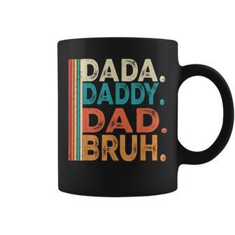 Vintage Dada Daddy Dad Bruh Fathers Day Dad 2024 Coffee Mug - Seseable