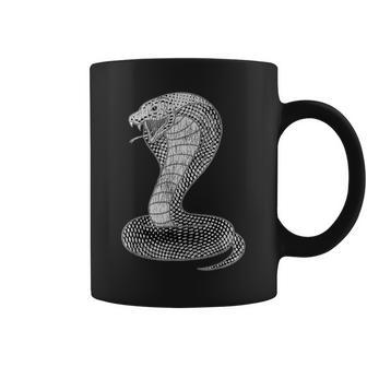 Vintage Distressed King Cobra Power Snake Muscle Car Karate Coffee Mug - Monsterry