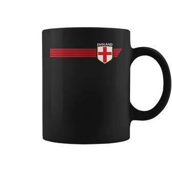 Vintage England Flag English Crest Great Britain Uk Coffee Mug - Monsterry AU