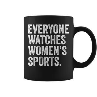 Vintage Everyone Watches Women's Sports Coffee Mug - Monsterry UK