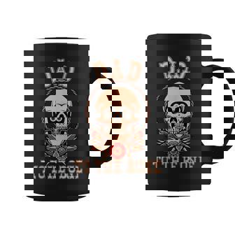 Vintage Fathers Day Dad To The Bone Skull Rocker Dad Coffee Mug - Thegiftio UK