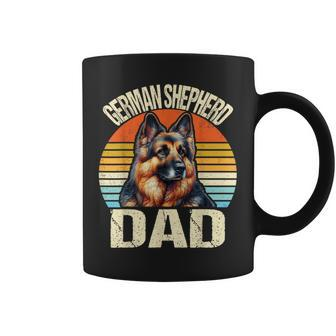 Vintage German Shepherd Dad Dog Lovers Daddy Father's Day Coffee Mug - Thegiftio UK