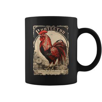 Vintage Gockel Elegant Rooster Bird Chicken Farmer Rooster Coffee Mug - Monsterry CA