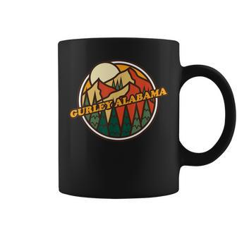 Vintage Gurley Alabama Mountain Hiking Souvenir Print Coffee Mug - Monsterry CA