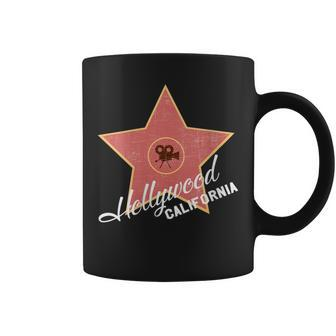 Vintage Hollywood Cinematic Walk Of Fame Star Coffee Mug - Monsterry