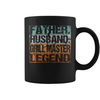 Vintage Husband Grill Bbq Grilling Father Dad Grill Master Coffee Mug - Monsterry AU
