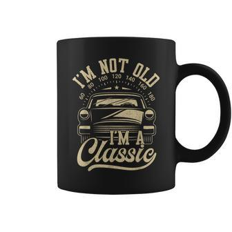 Vintage I'm Not Old I'm A Classic Car Lover Quote Coffee Mug - Thegiftio UK