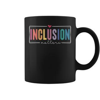 Vintage Inclusion Matters Special Education Neurodiversity Coffee Mug - Monsterry DE