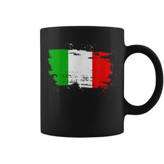 Vintage Italy 2021 Retro Italian Flag Football Soccer Fans Coffee Mug - Monsterry DE