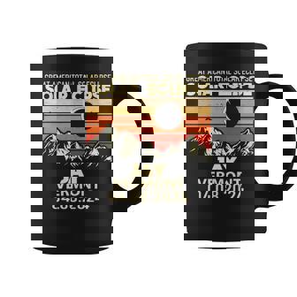 Vintage Jay Vermont Total Solar Eclipse 2024 Coffee Mug - Seseable