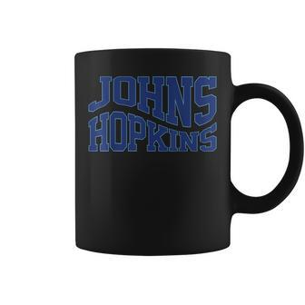 Vintage Johns C Hopkins Wave Text Name Hometown Coffee Mug - Seseable