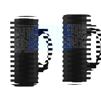 Vintage Johns C Hopkins Wave Text Name Hometown Coffee Mug - Seseable