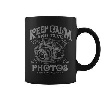 Vintage Keep Calm And Take Photos Camera Coffee Mug - Monsterry DE