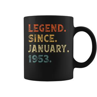 Vintage Legend Since January 1953 69Th Birthday Coffee Mug | Crazezy
