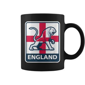 Vintage Lion English Banner Fan England Flag Retro Coffee Mug - Thegiftio UK