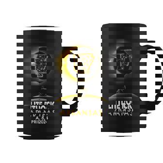 Vintage Little Rock Arkansas Total Solar Eclipse 2024 Coffee Mug - Thegiftio