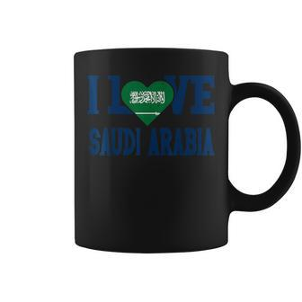 Vintage I Love Saudi Arabia Proud Flag Sport Coffee Mug - Monsterry DE