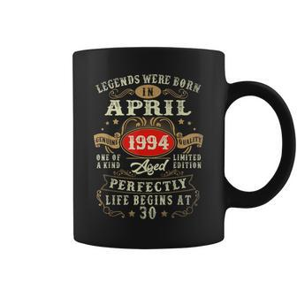 Vintage Made In April 1994 30Th Birthday 30 Year Old Coffee Mug - Thegiftio UK