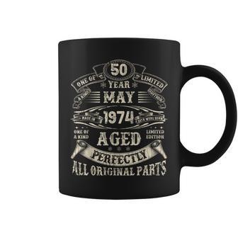 Vintage Mai 1974 50 Jahre Alt 50 Geburtstag Geschenke Für Männer Tassen - Geschenkecke