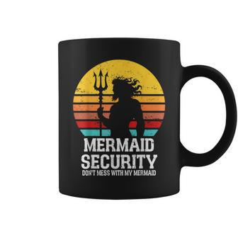 Vintage Mermaid Security Mermaid Birthday Merdad Father' Day Coffee Mug - Seseable