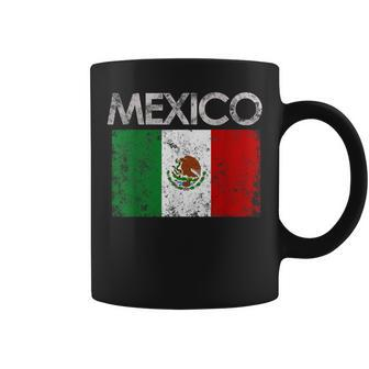 Vintage Mexico Mexican Flag Pride Coffee Mug - Monsterry UK