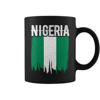 Vintage Nigeria Flag For Nigeria Nigerian Coffee Mug - Monsterry DE