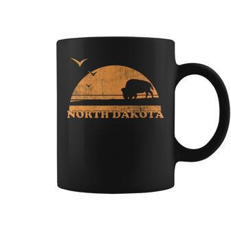 Vintage North Dakota 70S 80S Sunrise Nd Distressed Coffee Mug - Monsterry