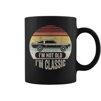 Vintage Not Old But Classic I'm Not Old I'm Classic Car Coffee Mug - Thegiftio UK