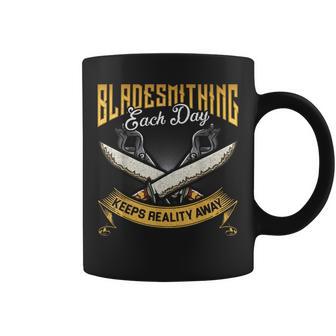 Vintage Graphic Novelty Bladesmithing Coffee Mug - Monsterry CA