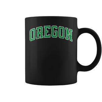 Vintage Oregon Oregon Retro Green Coffee Mug - Seseable