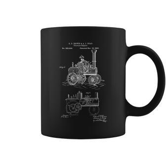Vintage Patent Print 1880 Steam Traction Engine Coffee Mug - Monsterry DE