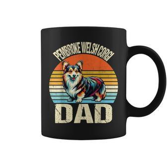 Vintage Pembroke Welsh Corgi Dad Dog Lovers Father's Day Coffee Mug - Thegiftio UK