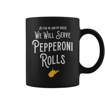Vintage Pepperoni Rolls West Virginia Retro Wv Coffee Mug - Monsterry DE