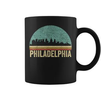 Vintage Philadelphia Skyline Retro Philly Cityline Coffee Mug - Monsterry CA