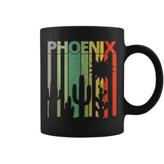 Vintage Phoenix Desert Cactus Phoenix Coffee Mug - Monsterry DE