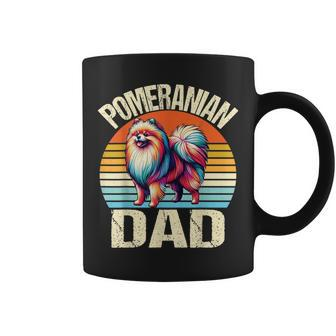 Vintage Pomeranian Dog Dad Dog Lovers Daddy Father's Day Coffee Mug - Thegiftio UK