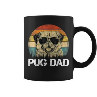 Vintage Pug Dad Dog Lovers Father's Day Coffee Mug - Thegiftio UK